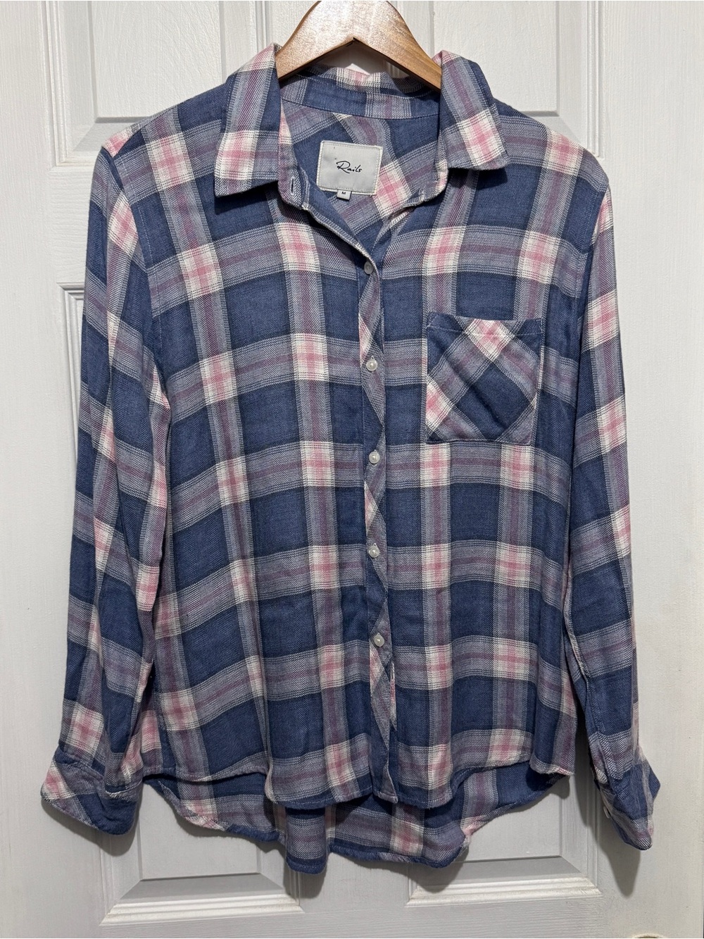 EUC - RAILS - Hunter Indigo Berry - Button-Up Shirt - SIZE MED